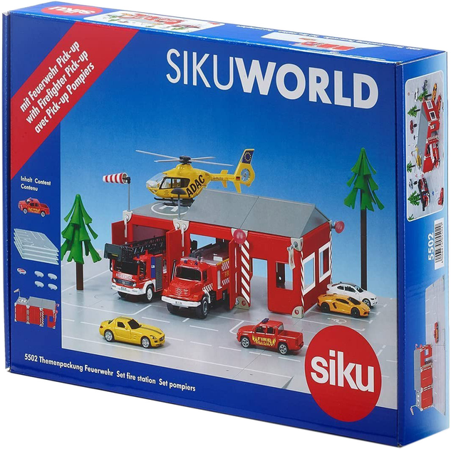 Model Siku 1:50 Zestaw straż pożarna (5502) - obraz 1