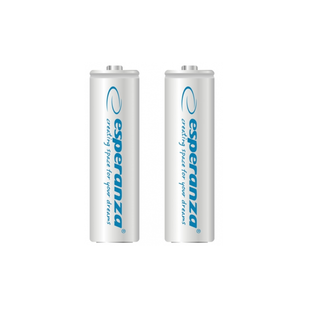 Аккумулятор Ni-MH AA Esperanza EZA103W 2000 mAh в блистере 2шт Белый - Фото 1 Аккумулятор Ni-MH AA Esperanza EZA103W 2000 mAh в блистере 2шт Белый - изображение 1