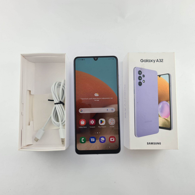 Samsung Galaxy A32 128 GB Light Violet (2C00006858) БУ – фото, отзывы ...