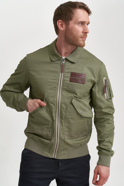 Пилотная куртка хаки от Aeronautica Militare 5350 50 от продавца ...