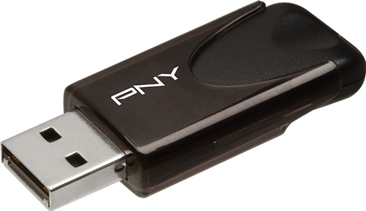Pendrive PNY Attache 4 32 GB czarny (FD32GATT4-EF) - obraz 1