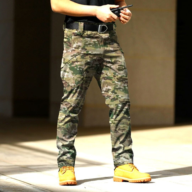 Штаны Карго мужские, тактические Рип-Стоп, военные демисезонные, размер 2ХL, цвет мультикам Код 69-0023 - изображение 2