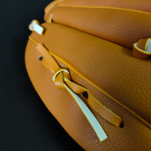 Бейсбольная перчатка ловушка для бейсбола для мяча унисекс Towards Sport PVC Коричневый (C-1877) Размер 11,5 - изображение 7