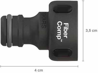 Конектор для крана Fiskars FiberComp G3/4" (26.5 мм) (1027054) - Фото 2 Конектор для крана Fiskars FiberComp G3/4" (26.5 мм) (1027054) - зображення 2