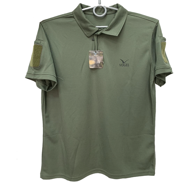 Военная футболка поло Vogel тактическая зеленая ЗСУ размер (L) 50 - изображение 1