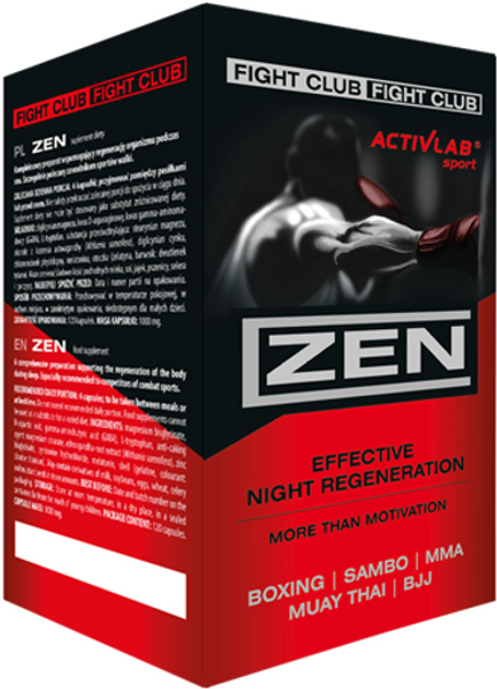 ActivLab ZEN kompleks nocnej regeneracji sportowców 120 kapsułek (5907368817965) - obraz 2