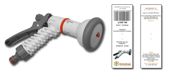 Пістолет для поливу STANDARD, WHITE LINE, WL-EN1T - изображение 2