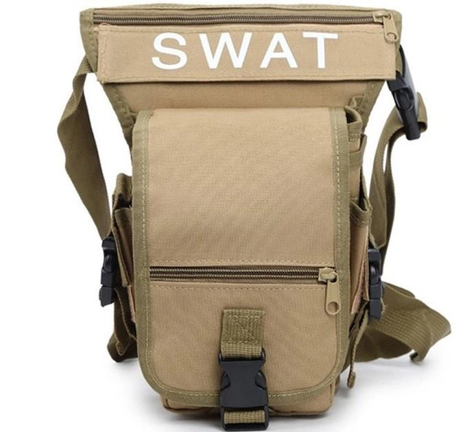 Тактична поясна сумка Swat Tactical з кріпленням на стегна Coyote (300-coyote) - зображення 1