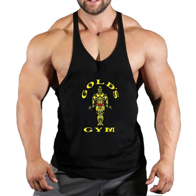 Майка мужская для тренировок Gold's Gym черная M - Фото 1 Майка мужская для тренировок Gold's Gym черная M - изображение 1