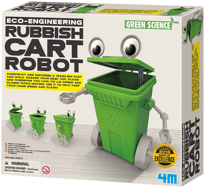 Kosz na śmieci robota zrób to sam 4M (3371) - obraz 1
