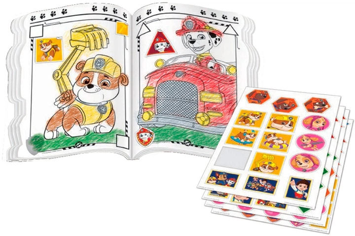 Crayola Mini Kids Paw Patrol Sticker Kolorowanka (CR-81-1373) - obraz 2