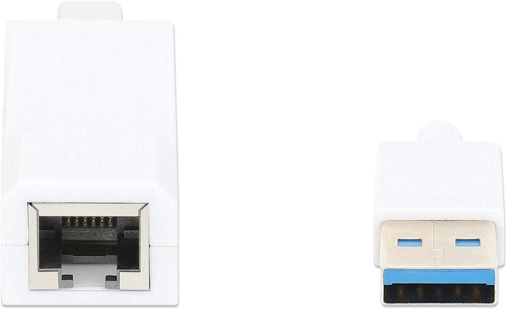 Adapter Manhattan USB 3.0 - Ethernet RJ45 1000 Mb (506847) - obraz 4