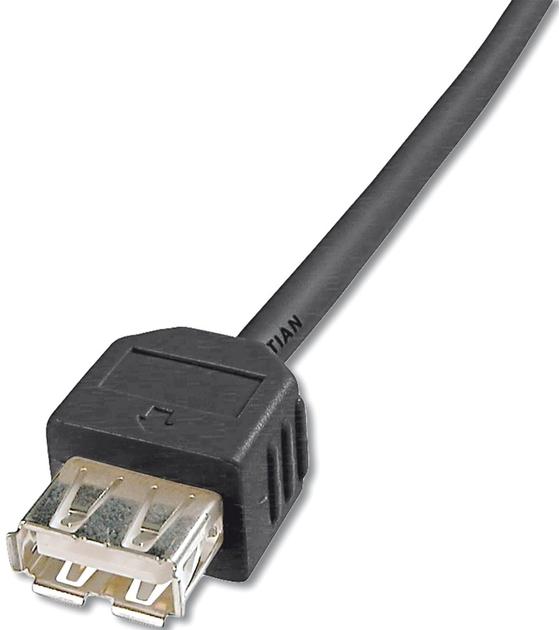 Kabel Digitus Assmann USB 2.0 (AM/AF) 5 m Czarny (AK-300202-050-S) - obraz 3