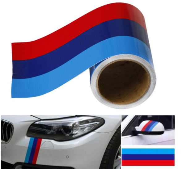 Полосы на двери бампер зеркала авто ARB 3D TUNING STUDIO БМВ 1350х150х0.080мм=5штук - изображение 2