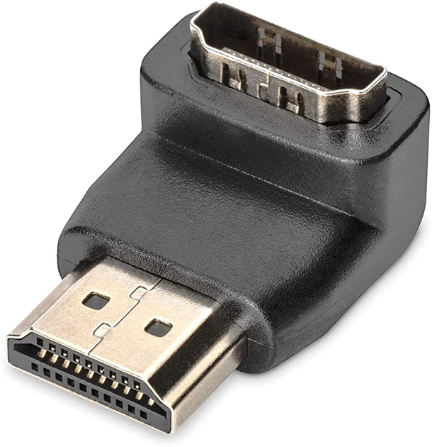 Адаптер Digitus HDMI M/F Right 90 (AK-330502-000-S) - зображення 1