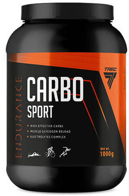 Вуглеводно-мінеральна добавка Trec Nutrition Carbo Sport 1000 г Апельсин (5902114040284) - зображення 1