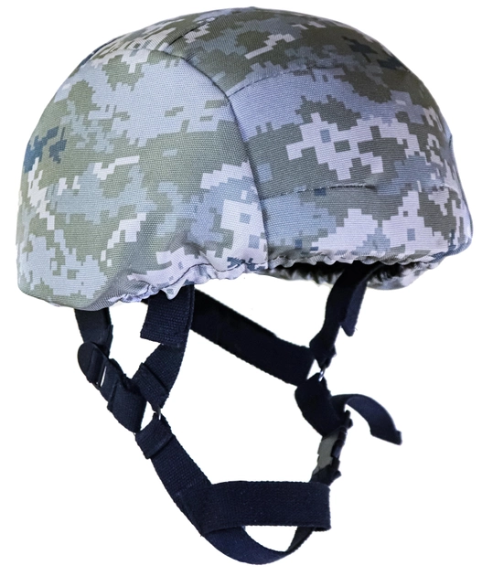 Балістичний армійський шолом піхотний, військова куленепробивна армійська каска універсальна, із захистом вух, клас рівня NIJ IIIA (вітчизняний клас 1-А), з чохлом на каску - зображення 1