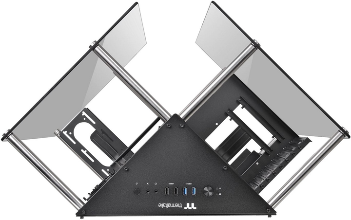 Obudowa Thermaltake Core P90 Tempered Glass Edition Black (CA-1J8-00M1WN-00) - obraz 3