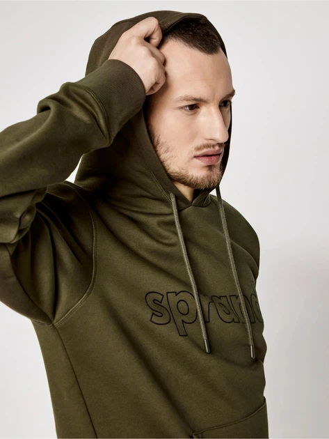 Худі чоловіче Sprandi SS21-BLM003 M Хакі (5903698655581) - зображення 5
