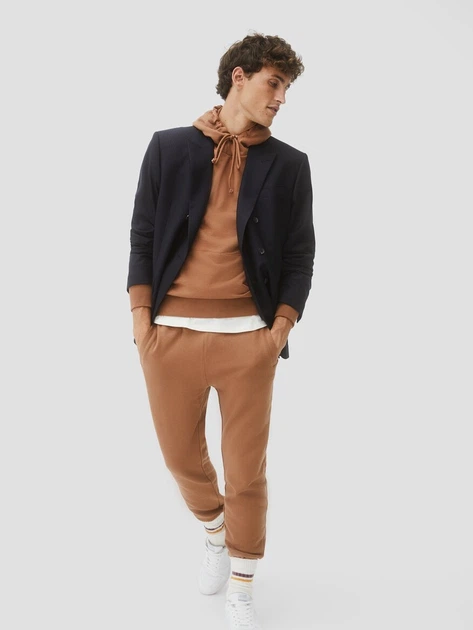 Худі чоловіче Sprandi AW21-BJM016 M Dark beige (5904248038861) - зображення 4