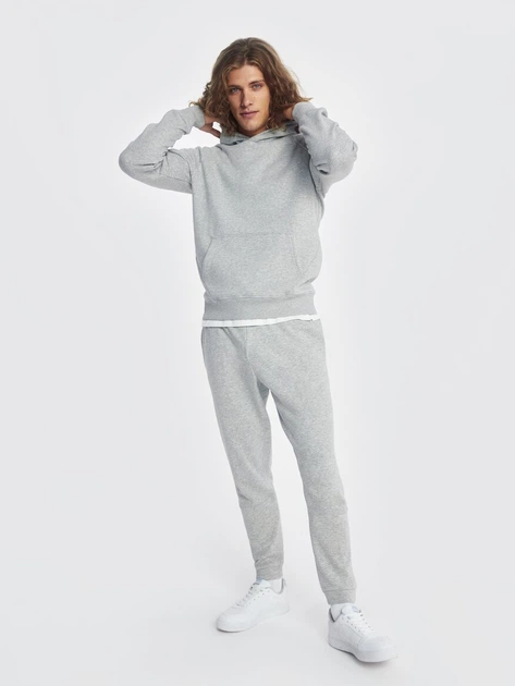 Bluza męska z kapturem Sprandi AW21-BJM017 XL Jasnoszara (5904248067106) - obraz 3
