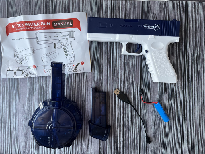 Водяной пистолет электрический на аккумуляторе Glock Electric Water Gun ...