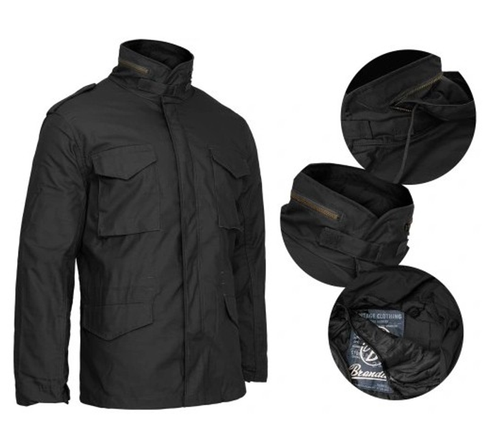 Військова куртка-парка BRANDIT 2in1 L Чорний (Alop) - изображение 1