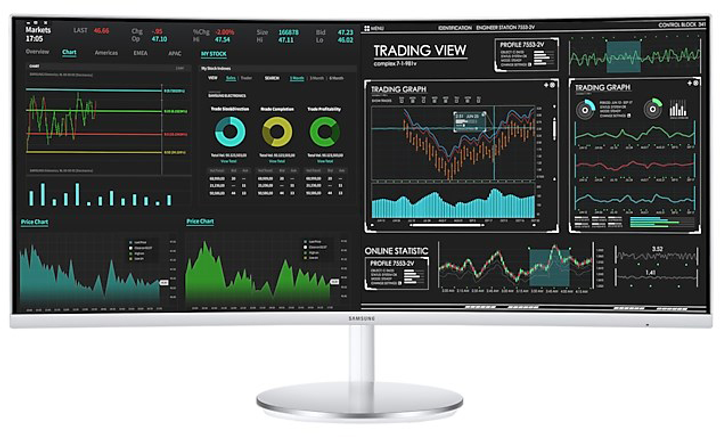 Monitor 34" Samsung LC34J791WTPXEN - obraz 1