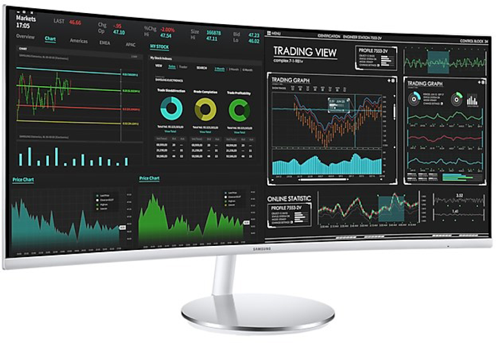 Monitor 34" Samsung LC34J791WTPXEN - obraz 2