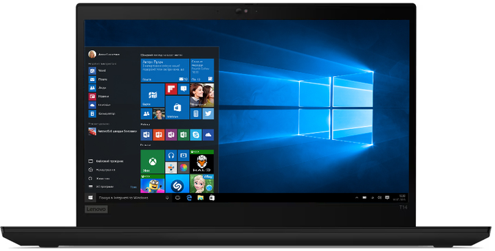 Laptop Lenovo ThinkPad T14 (20W1S28P1U) Czarny - obraz 4