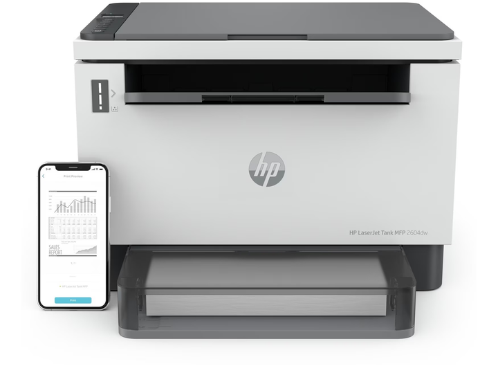 Urządzenie wielofunkcyjne HP LaserJet Tank 2604dw Wi-Fi Ethernet (381V0A) (195908729273) - obraz 3