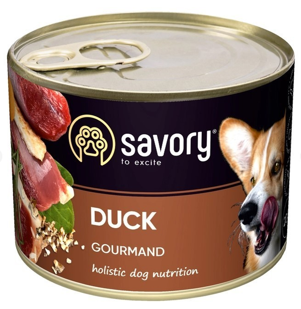 Влажный корм для собак Savory Dog Gourmand утка k 200g от продавца ...