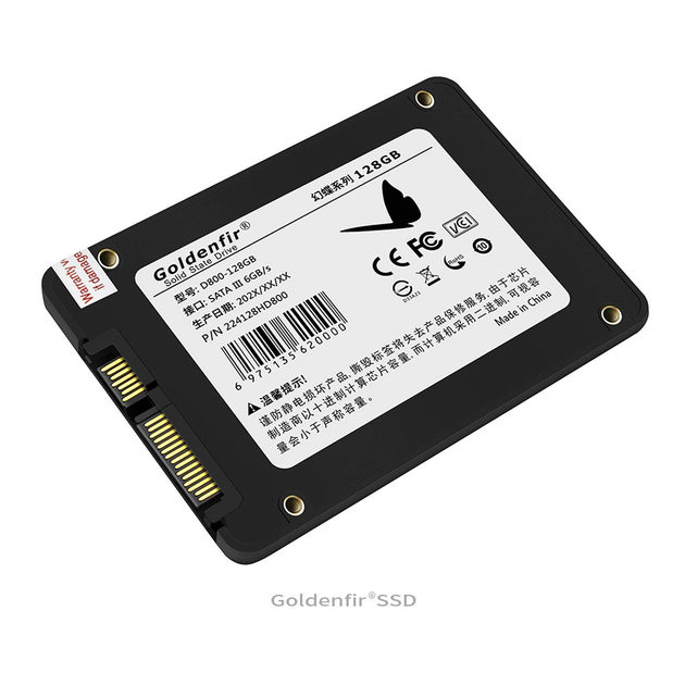 SSD накопитель Goldenfir D800 128 Gb 2.5 дюйма SATAIII - изображение 4