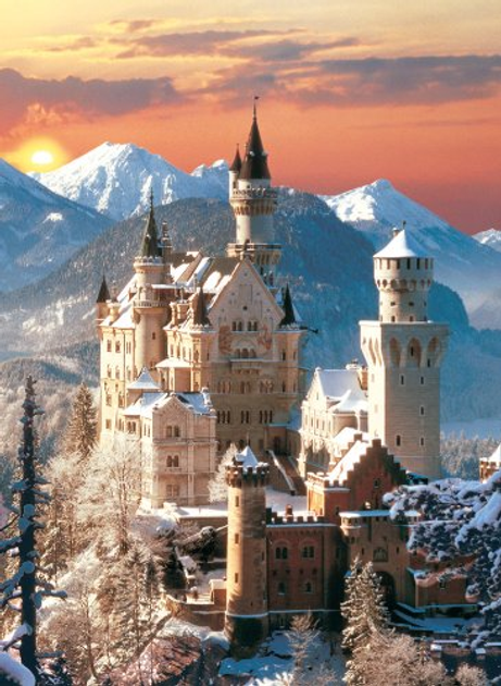 Clementoni Puzzles Zamek Neuschwanstein 1500 elementów (PCL-31925) - obraz 2