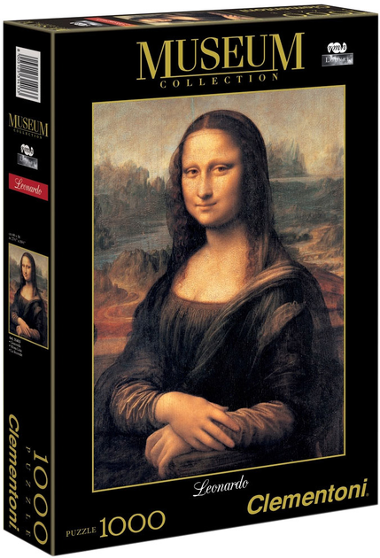 Clementoni Mona Lisa puzzle 1000 sztuk (PCL-31413) - obraz 1