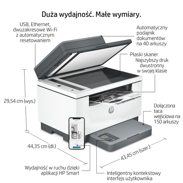 БФП HP LaserJet M234sdw Wi-Fi Ethernet (6GX01F) - зображення 4