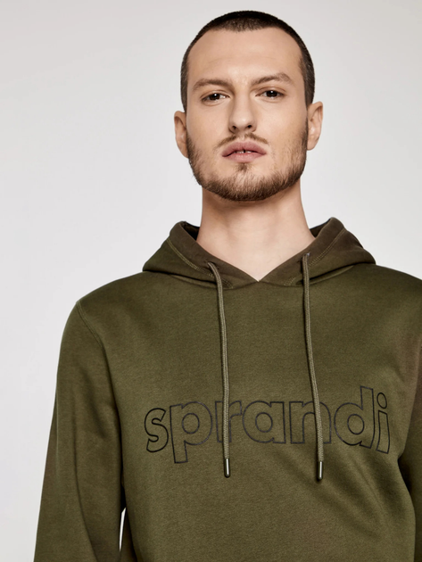 Худі чоловіче Sprandi SS21-BLM003 M Хакі (5903698655581) - зображення 4