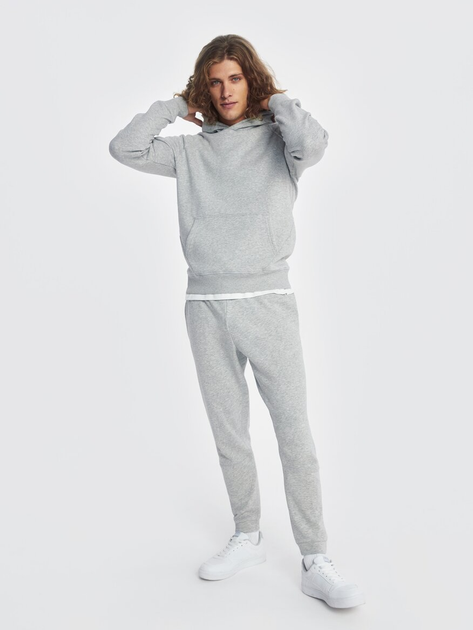 Bluza męska z kapturem Sprandi AW21-BJM017 XL Jasnoszara (5904248067106) - obraz 3
