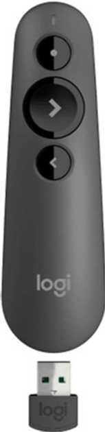 Prezenter Logitech R500s Laser Presentation Remote Graphite (910-005843) - obraz 4
