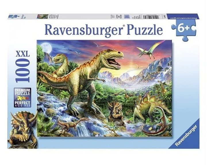 Пазл Ravensburger Час динозаврів 100 елементів (RSV-106653) - зображення 1
