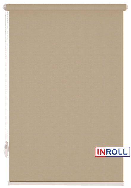 Ролета тканевая INROLL Есо-Mini 72,5х185 см Camila Латте A650 - Фото 1 Ролета тканевая INROLL Есо-Mini 72,5х185 см Camila Латте A650 - изображение 1