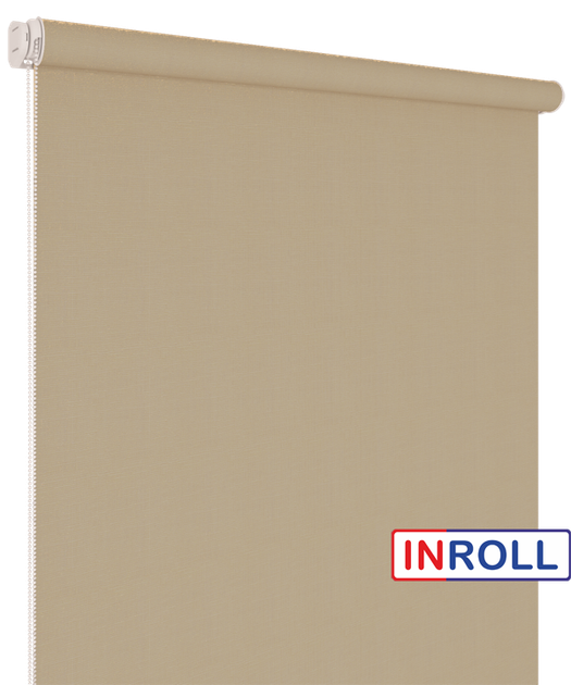 Ролета тканевая INROLL Есо-Mini 72,5х185 см Camila Латте A650 - Фото 3 Ролета тканевая INROLL Есо-Mini 72,5х185 см Camila Латте A650 - изображение 3