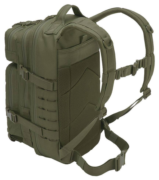 Тактический рюкзак Cooper Lasercut medium Brandit 25л. Olive Койот - изображение 2