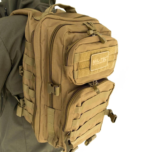 Тактический рюкзак Mil-Tec 40л койот. 35 - изображение 1