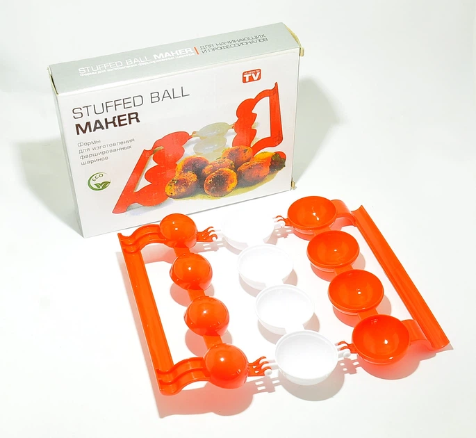 Форма для приготування фрикадельок, тефтелей та м'ясних кульок Stuffed Ball Maker - изображение 3