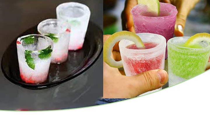 Силіконова форма для крижаних чарок Ice Glasses Blue - изображение 2
