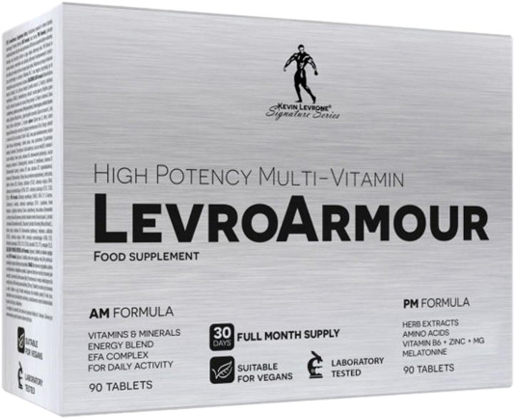 Kevin Levrone LevroArmour Kompleks witaminowo-mineralny 180 tabletek (5902610934605) - obraz 1