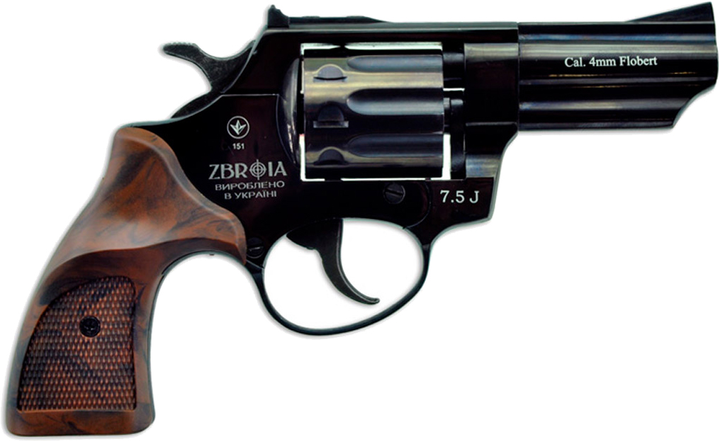 Револьвер флобера Zbroia Profi-3" Черный / Pocket (Z20.7.1.004) - изображение 2