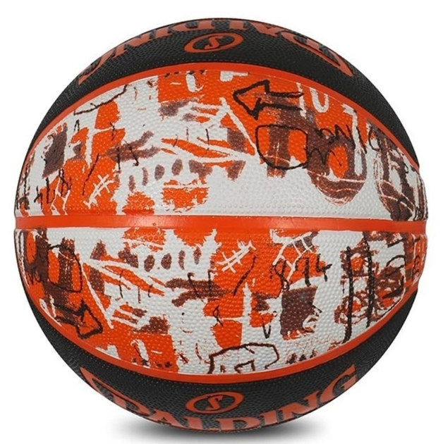 Мяч баскетбольный Spalding Graffitti Ball 84376Z Уни 7 Оранжевый ...
