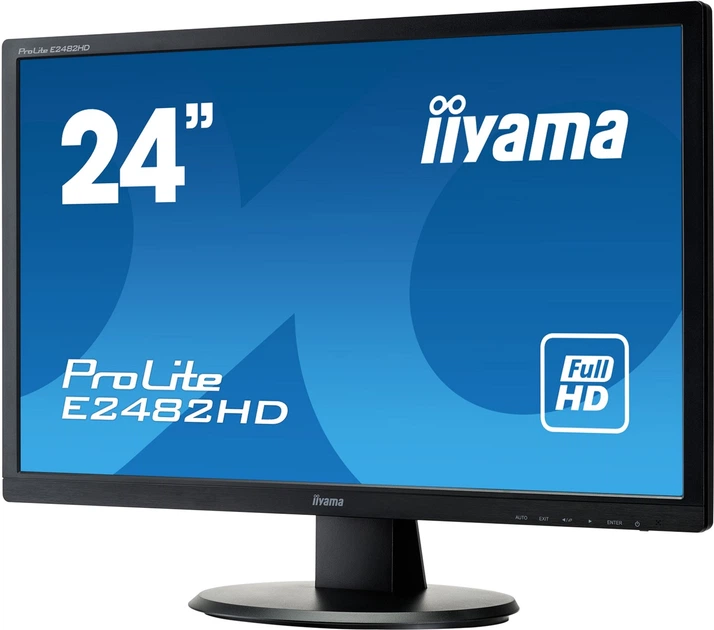 Monitor 24" iiyama ProLite E2482HD-B - obraz 3